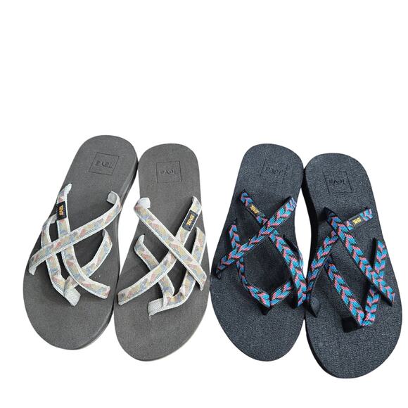 Teva Olowahu sandals Bundle Lot of 2 women's size 6 - Picture 1 of 9